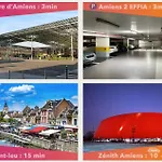 Сasa de vacaciones Grande Amiénoise Hyper-centre, 2 Parkings, Terrasse, Vue, Bbq, Hamac, Salle De Jeux Amiens